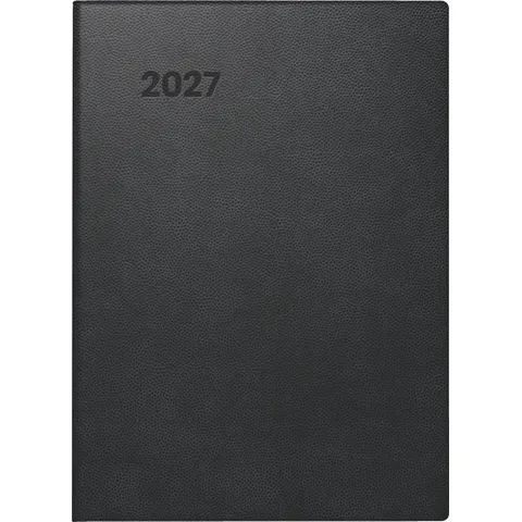 Taschenkalender Mod. 736 90 2027 | A6, Kunststoff, schwarz – Bild 1