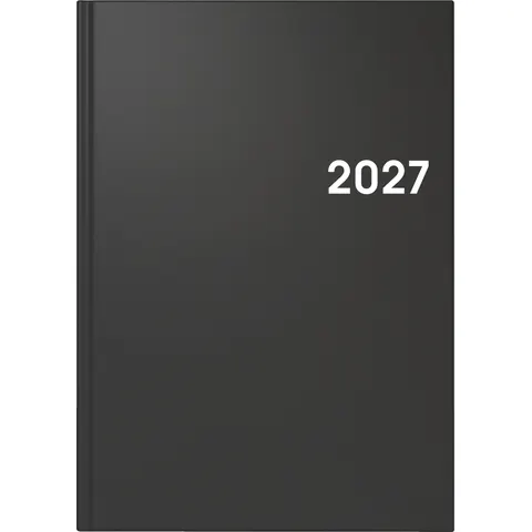 Buchkalender Colour Line Mod. 795 2027 | A5, Kunststoff, schwarz – Bild 1