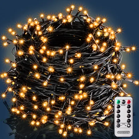 Deuba® Lichterkette Warmweiß 10,5m Timer – Bild 1