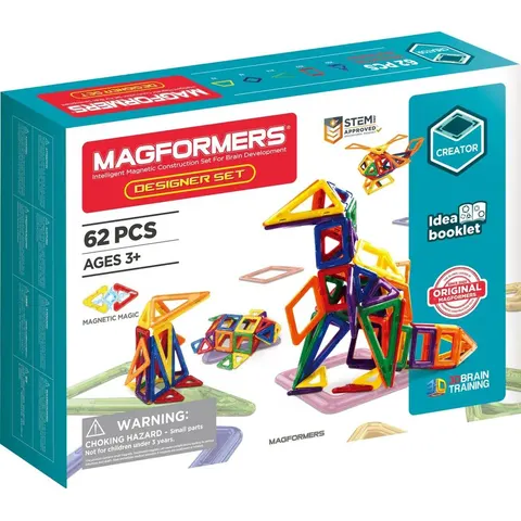 Magformers Designer Set 62 teilig – afbeelding 1