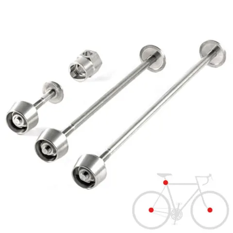 PITLOCK Set 02 Sicherungsset - Vorderrad, Hinterrad, Sattelstütze – Bild 1