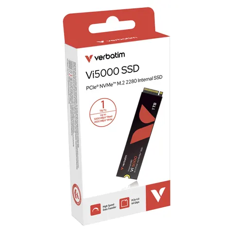 VERBATIM M.2 SSD Vi5000 1TB – Schwarz – Bild 1
