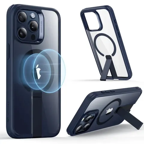 iPhone 15 Pro Boost Flickstand Case (HaloLock) - Clear - Clear – Bild 1