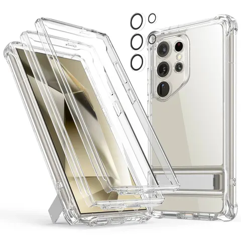 Galaxy S24 Ultra Armor Kickstand Case - Clear - Clear – Bild 1