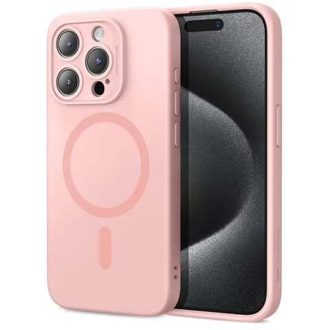 iPhone 15 Pro Cloud Soft Case (HaloLock) - Pink - Pink – Bild 1