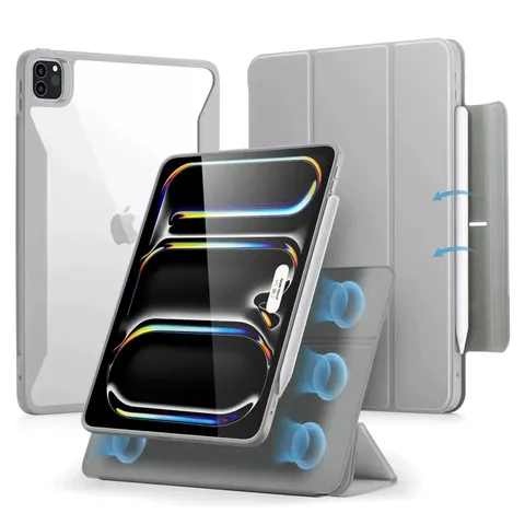 iPad Pro 11ʺ (2025) Rebound Hybrid Case 360 - Grey - Grey – Bild 1