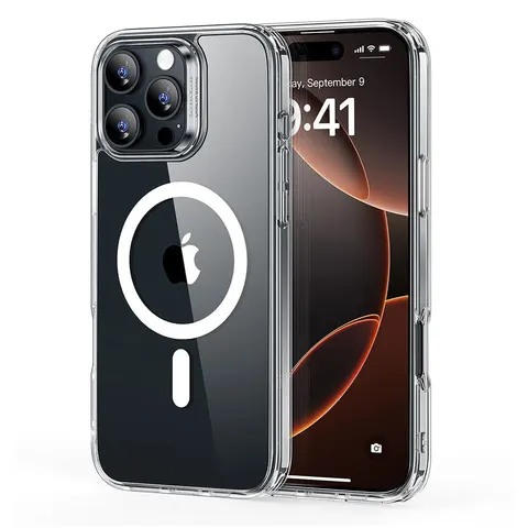 iPhone 16 Pro Classic Hybrid Case (HaloLock) - Clear - Clear – Bild 1