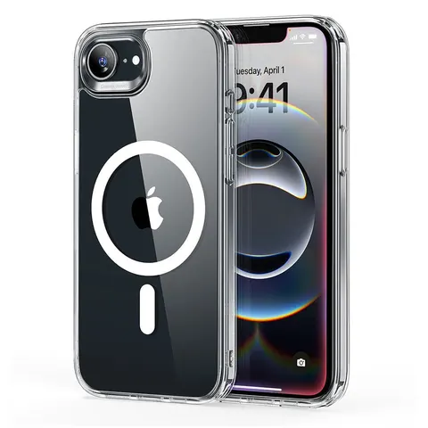 iPhone 16e HaloLock Classic Hybrid Case - Clear - Clear – Bild 1