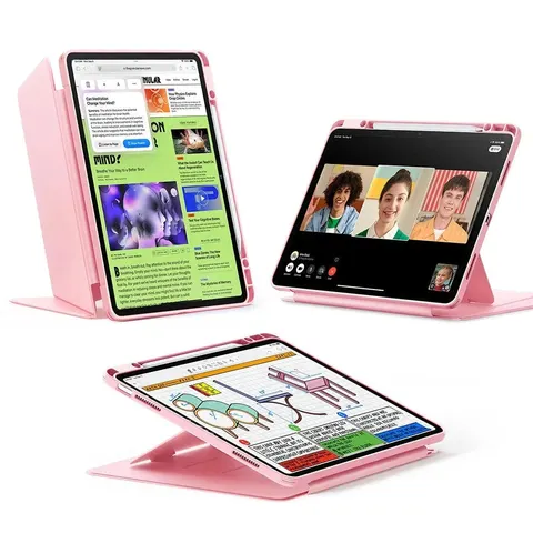 iPad Air 13" (2025) Flip Transformation Bundle - Pink - Pink – Bild 1