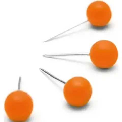 Punaises Nobo oranje 100 stuks – afbeelding 1