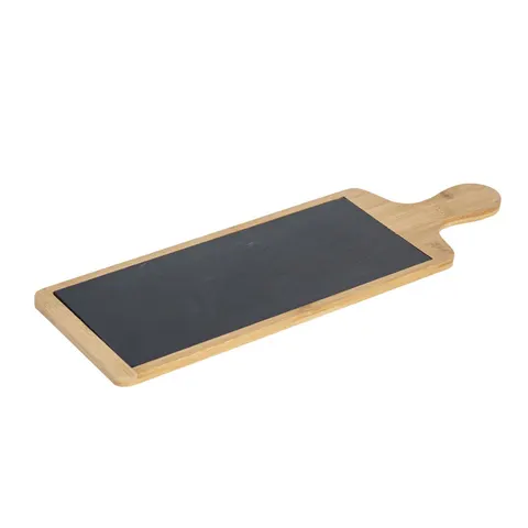44.5cm x 14.5cm Slate Bamboo Serving Board – image 1