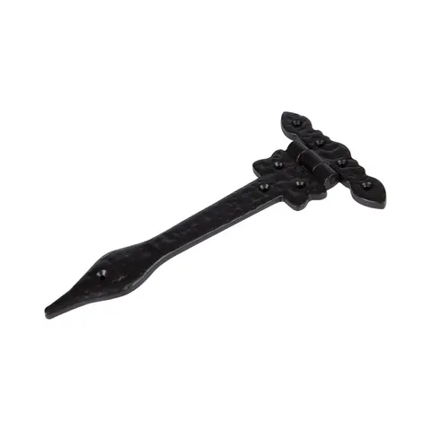 230mm Black Ornate T-Hinge – image 1