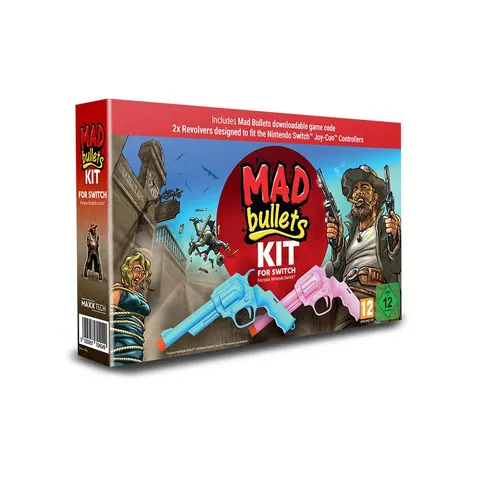 Nintendo Games Switch Mad Bullets Transparant – afbeelding 1