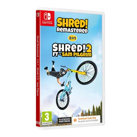 Shred Remastered & Shred 2 Ft Sam Pilgrim - Nintendo Switch (Code in the Box) – afbeelding 1