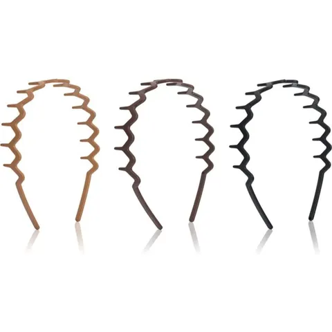 Brushworks Zig Zag Headbands Haarband 3 st – afbeelding 1
