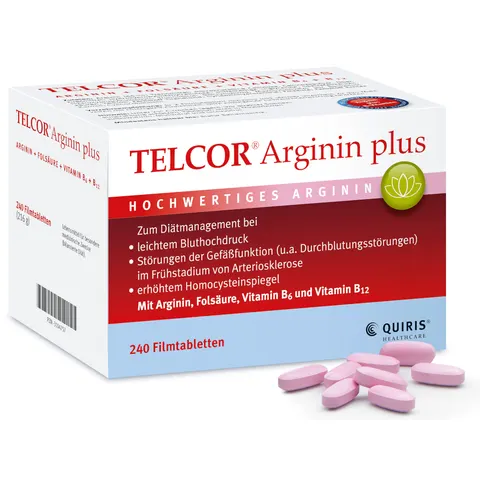 Telcor Arginin plus Filmtabletten – 720041 – Bild 1