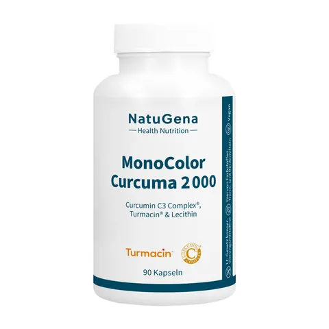 NatuGena Monocolor Curcuma 2000 Kapseln – Bild 1
