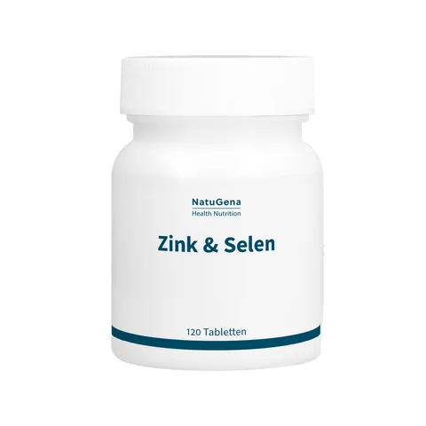 NatuGena Zink & Selen 120 St Tabletten – Bild 1