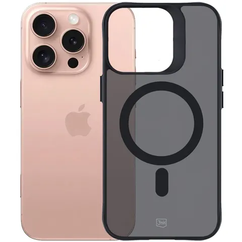 Apple iPhone 16 Pro - 3mk Smoke MagCase – afbeelding 1