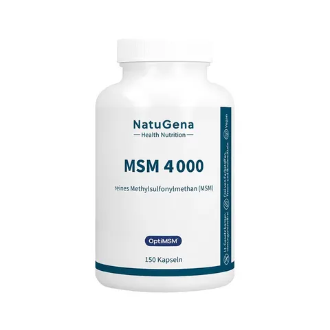 NatuGena MSM 4000 Kapseln vegan – Bild 1
