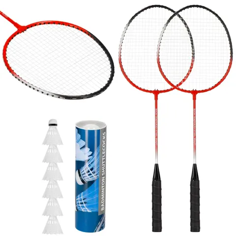 Springos Badminton Set - 2 persoons - Professioneel - Inclusief Badmintonrackets, Shuttles & Draagtas – afbeelding 1