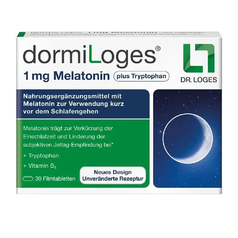 DormiLoges 1 mg Melatonin plus Tryptophan – 910184 – Bild 1