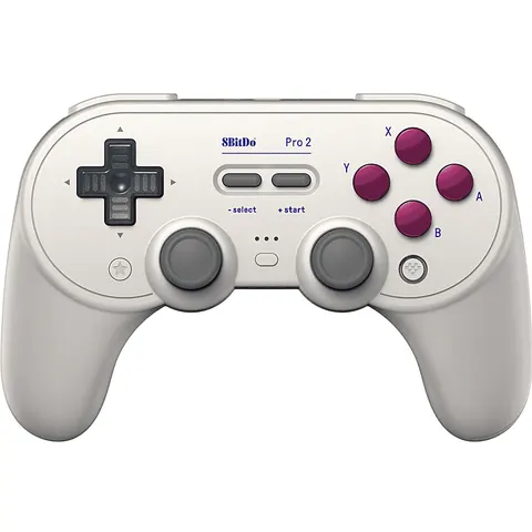 8Bitdo Pro 2 - Draadloze Controller - Hall Effect - Android/Nintendo Switch - Wit – afbeelding 1