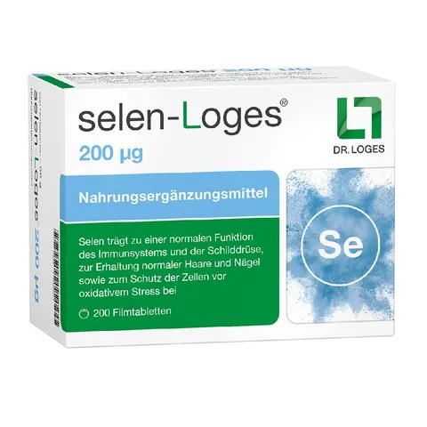Selen-Loges 200 µg Filmtabletten – 910498 – Bild 1