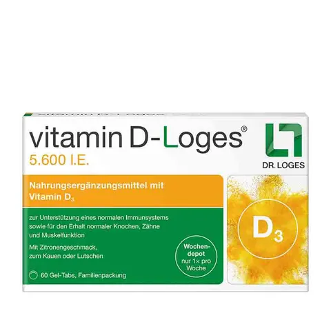 vitaminD-loges Vitamin D-Loges 5.600 I.E - Wochendepot – Bild 1