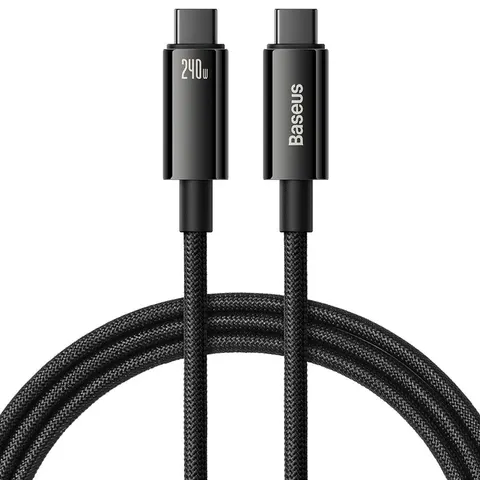 Baseus Tungsten Usb-c-kabel Zilver – afbeelding 1