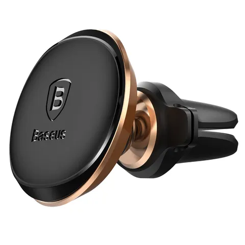 Baseus Magnetische Ventilatierooster Auto Telefoon Houder Roze – afbeelding 1