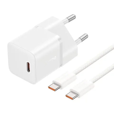 Baseus GaN5 20W Compacte Fast Charger Mini USB-C Wit – afbeelding 1