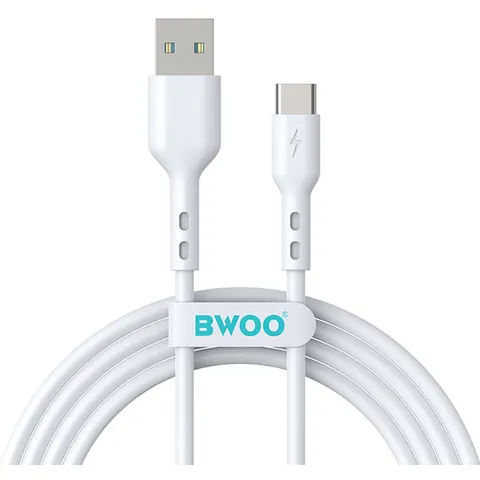 Snel USB-C Laadkabel 3A 1m - Wit, Snel Laden & Data – afbeelding 1