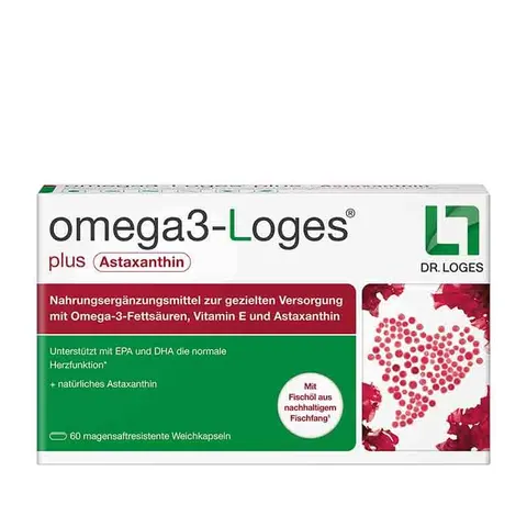 Omega3-Loges plus Kapseln 60 St – Bild 1