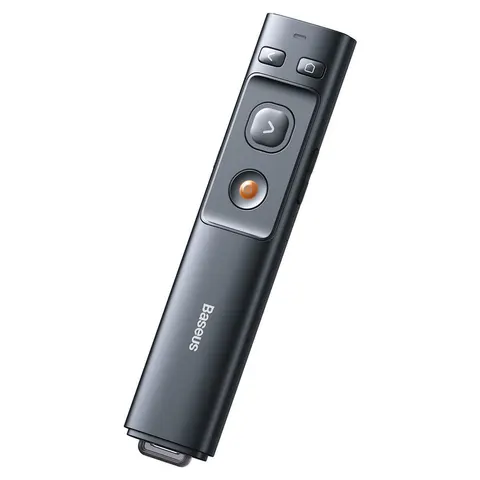 Baseus Orange Dot Wireless Presenter - draadloos - rode laser – afbeelding 1