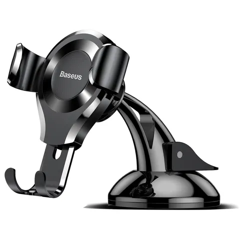 Baseus Osculum Type Gravity Car Mount - Zwart – afbeelding 1