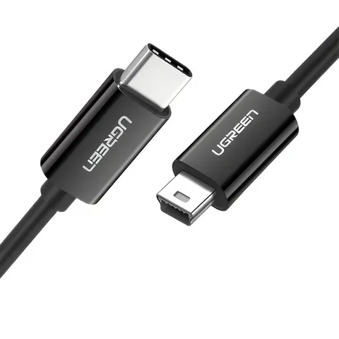 Kabel Usb-C Do Mini Usb Ugreen Us242, 1M (Czarny) – afbeelding 1