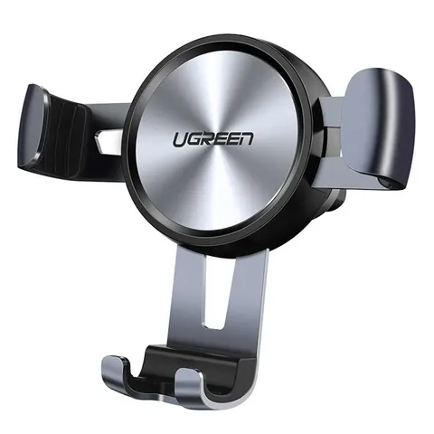 UGREEN Gravity Drive Telefoonhouder Ventilatierooster Auto Grijs – afbeelding 1