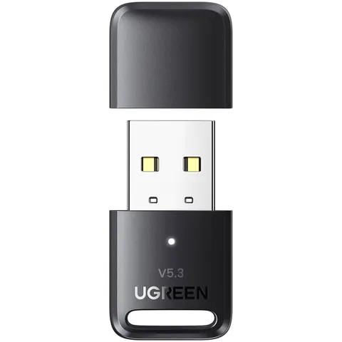 Bluetooth 5.3 Usb-Adapter/Ontvanger Ugreen Cm591, Led, Bereik 20 M (Zwart) – afbeelding 1