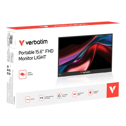 Monitor Verbatim 32401 Full HD 15" – afbeelding 1