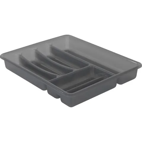 Rotho Besteckkasten 6 Fächer BASIC Anthrazit tr. – Bild 1
