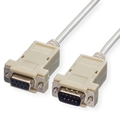 VALUE D-SUB9 kabel RS232 M/F, 1,8 m – afbeelding 1