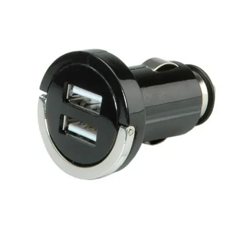 VALUE USB Auto oplader, 2 Poort, 10W – afbeelding 1