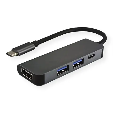 VALUE USB-C dockingstation, HDMI 4K, 2x USB Type A + Type C PD – afbeelding 1