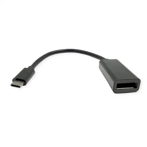 ROLINE Display Adapter USB Typ C - DP, ST/BU, 8K60 – Bild 1