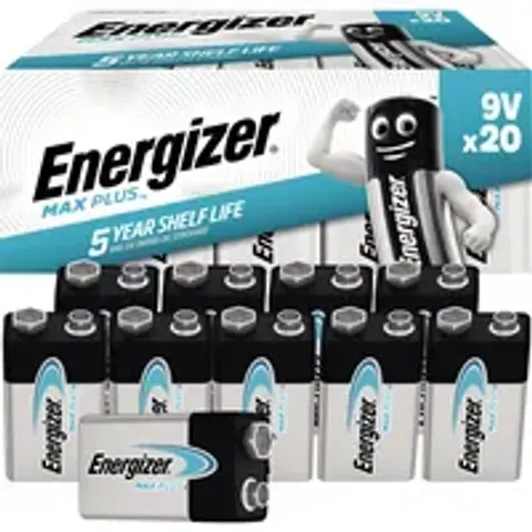 Batterij Energizer Max Plus 20x9v alkaline – afbeelding 1