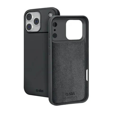 sbs mobile Instinct Backcover Apple iPhone 18 Pro Max, iPhone 17 Pro Max Zwart – afbeelding 1