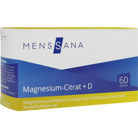 Magnesium-Citrat+D MensSana Kapseln – Bild 1