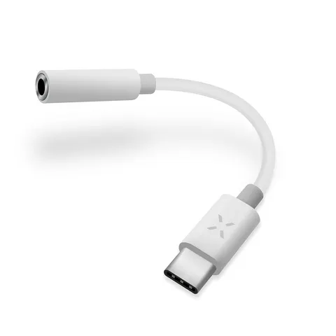 FIXED Link AdapterUSB-C - 3.5mm jack, DAC-chip, wit – afbeelding 1