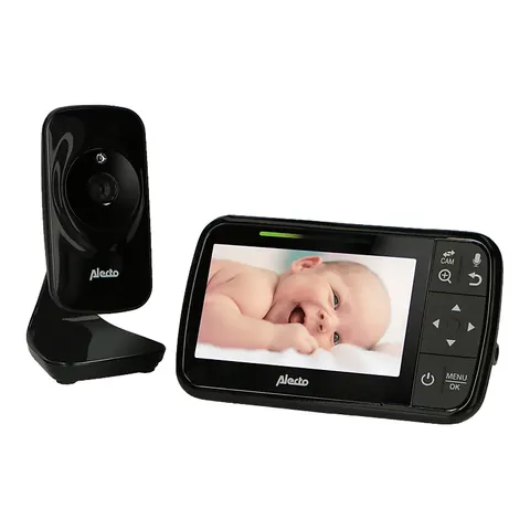 Alecto DVM149 - Babyfoon met camera - Temperatuurweergave - Zwart – afbeelding 1